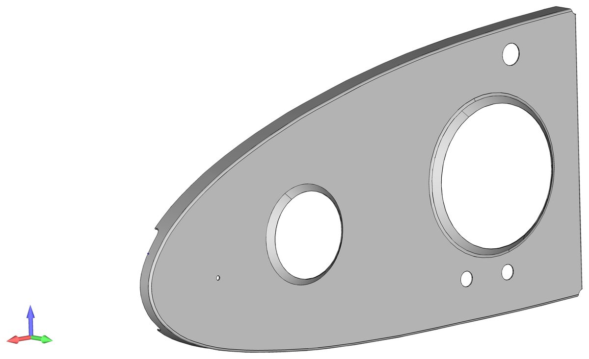 Wing leading-edge section geometry